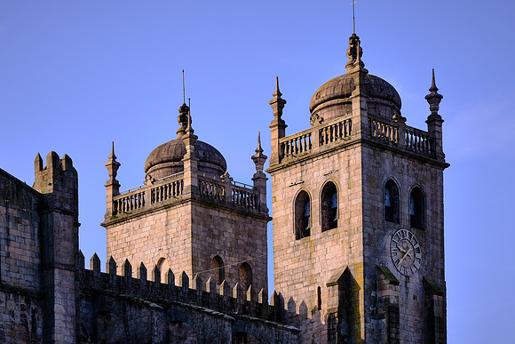Construction began on the Romanesque Porto Cathedral in 1110 and concluded in 1737.