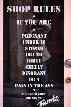 It's hard to get a tattoo in this town.