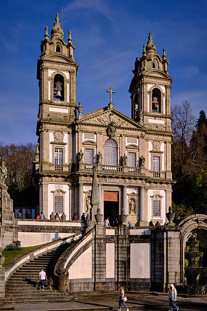 The Sanctuary was built in 1722, under the patronage of the Archbishop of Braga, Rodrigo de Moura Telles.