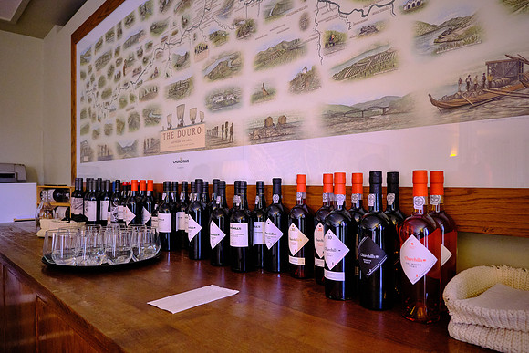 We had a Port wine tasting — generally considered to be one of the great wines of the world.