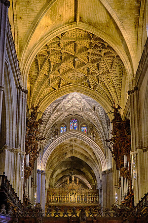 Work began in 1402 and continued for over a century.