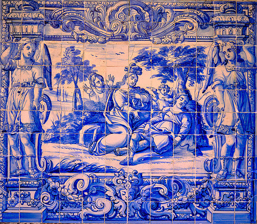 The museum includes an exhibit of historic tile mosaics
