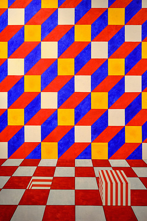 We saw a post-modern art exhibit by contemporary Spanish artist, Roberto Campos.