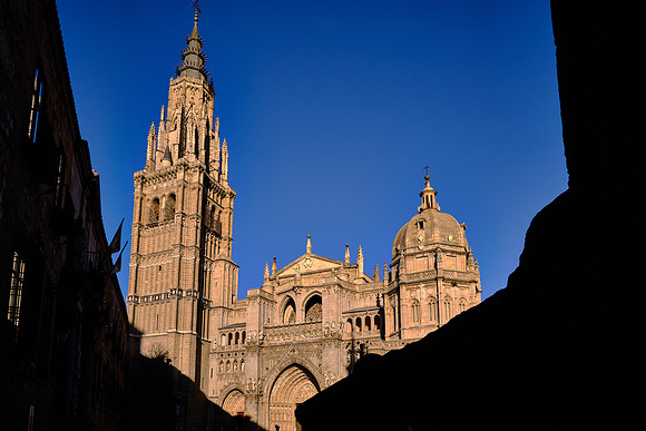 The cathedral of Toledo is one of the three 13th-century High Gothic cathedrals in Spain.