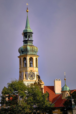 Monastery Loreto and church near the Prague Castle, Prague