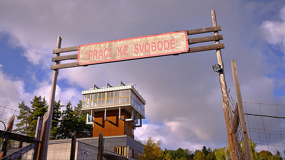 The Vojna Memorial was originally a hard-labor camp built by German prisoners of war between 1947 and 1949.