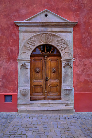 Our hotel front door.