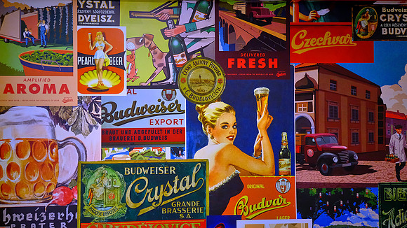 Budweiser Budvar is a pale lager brewed using artesian water, Moravian barley, and Saaz hops.