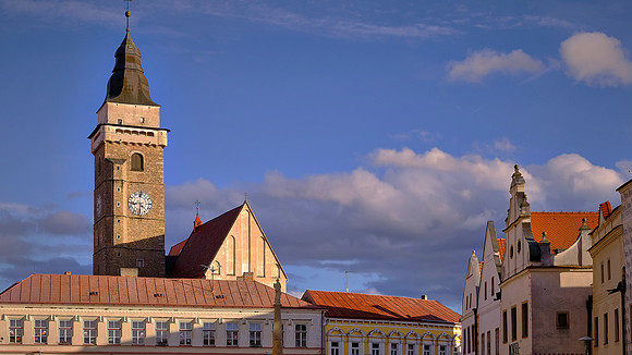 Church of the Assumption of the Virgin Mary, in the town square, was built in 1503–1549.
