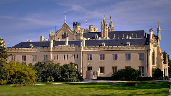 The House of Liechtenstein acquired a castle in Lednice in 1249 where the family settled.