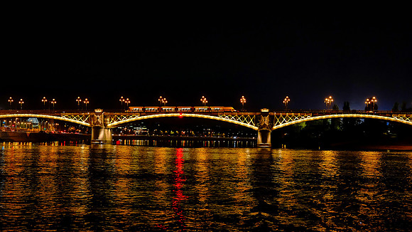 Margaret Bridge across the Danube River