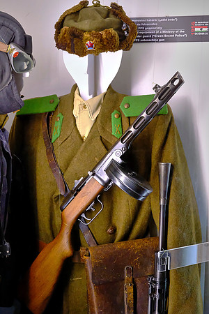 The Soviet Red Army wore distinctive attire into Budapest.