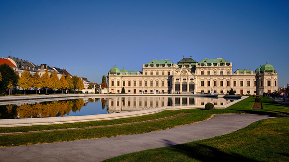 Belvedere Palace is one of the most important Baroque buildings in Austria.