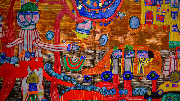 Friedensreich Hundertwasser (1928-2000) was an Austrian visual artist and architect who worked in environmental protection.