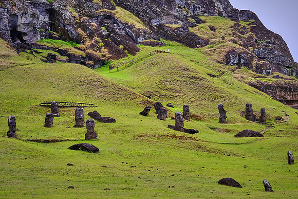 Moai, Easter Island, Chile
