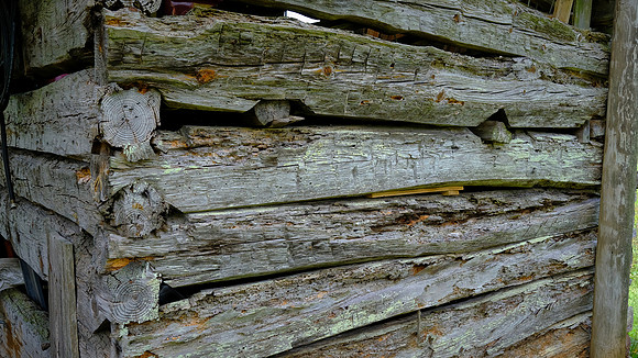Grandpa's 1955 Ford station wagon in an older barn, Stokes County, NC