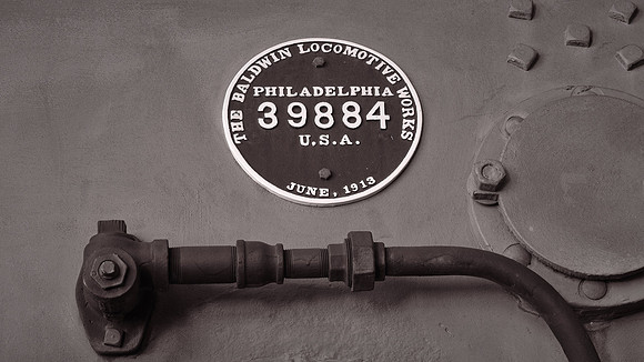 No. 1031 was built by the Baldwin Locomotive works in 1913.