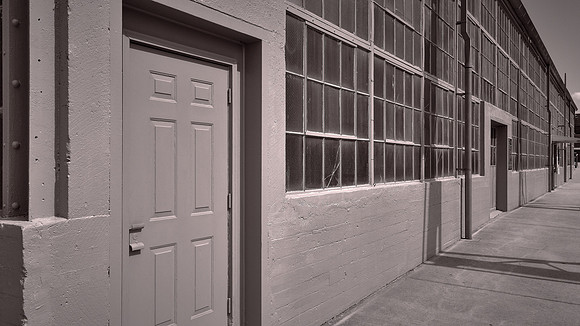 The Flue Shop where all the flues for steam engines were produced, Spencer Shops, North Carolina