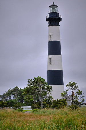 Bodie Island Lighthouse (1872), Nags Head, North Carolina, in the aftermath of Hurricane Sally