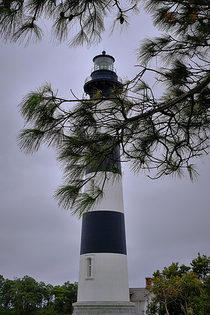 Bodie Island Lighthouse (1872), Nags Head, North Carolina, in the aftermath of Hurricane Sally