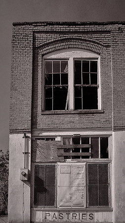 The top floor of the general store served as a school for the children of the village.