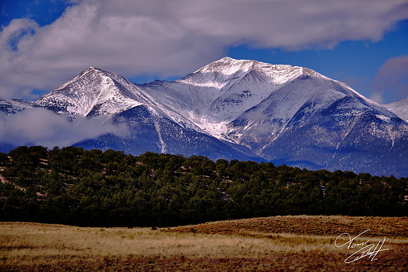 The Sawatch Range is a high mountain range that includes 8 of the 20 highest peaks in the Rocky Mountains.