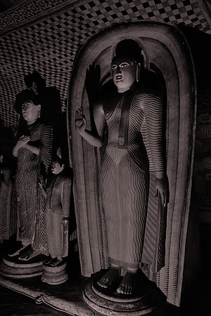 The Dambulla Cave Temple is one of the oldest sites for Buddhist monasticism and a pilgrimage site for twenty-two centuries.