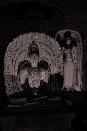 The massive cave temple complex is unique in Southeast Asia because monks carved the caves out from rock.
