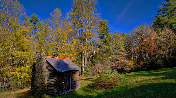 Historic Cabin, Blue Ridge Parkway, NC