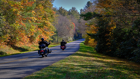 On the road again, Blue Ridge Parkway, NC