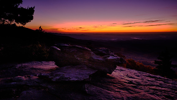 Sunrise over Beacon Heights, Blue Ridge Parkway, NC