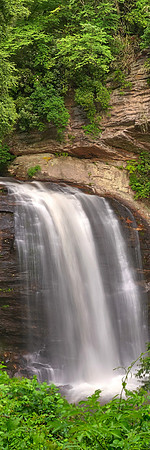 Looking Glass Falls near Brevard, North Carolina.