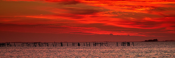 Sunrise at Taylor's Landing near Greenbackville, VA