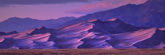 Sunset over Great Sand Dunes National Park, Colorado