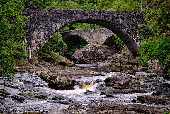 We passed ancient bridges on our way to Urquhart Castle on Loch Ness.
