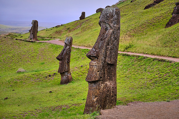 Moai, Easter Island, Chile