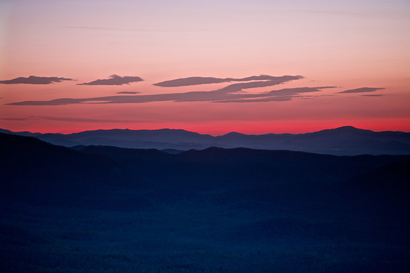 Sunrise: Pounding Mill Overlook, Blue Ridge Parkway, Brevard, NC