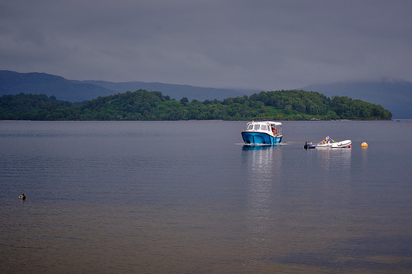The depression in which Loch Lomond lies was carved out by glaciers during the final stages of the last ice age.