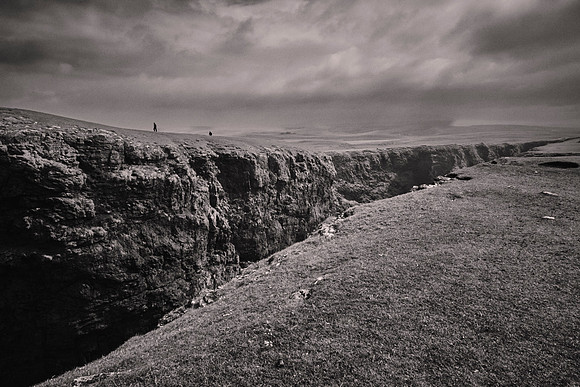 Eshaness and the surrounding rocks are the remnants of a stratovolcano that was active around 395 MYA.