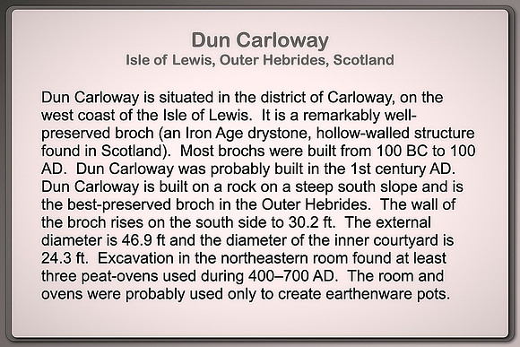 Dun Carloway, Isle of Lewis, Outer Hebrides