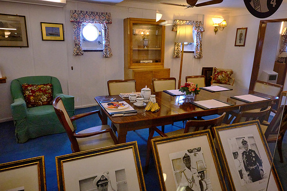 Queen Elizabeth's private dining room.