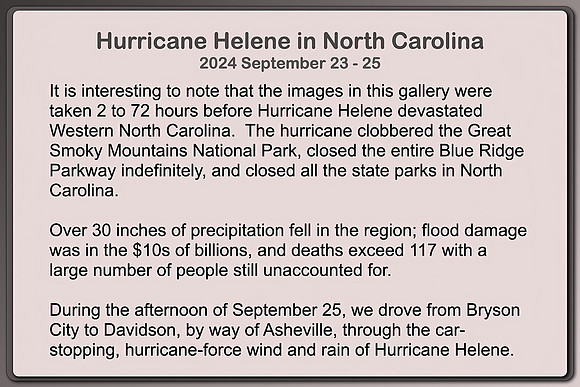 Hurricane Helene in North Carolina