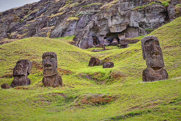 Moai, Easter Island, Chile