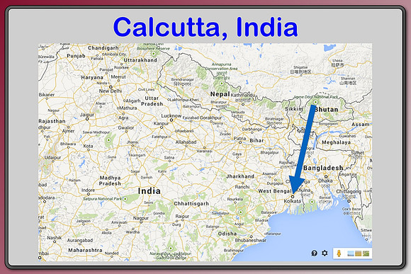 Flew from Bhutan to Calcutta
