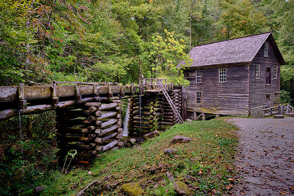 Mingus Grist Mill on Mingus Creek: built in 1886.