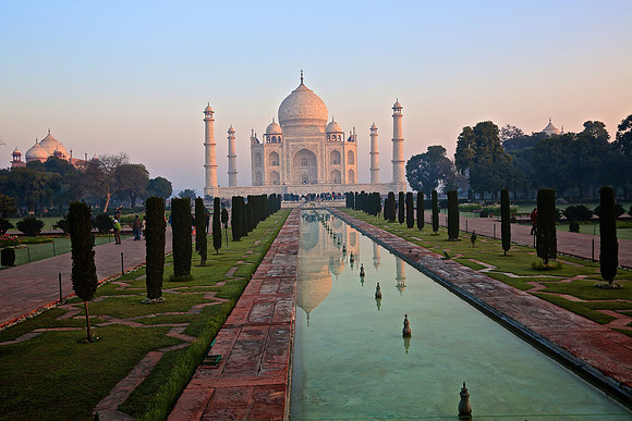 Taj Mahal - "Crown of Palaces" - built 1632-1653, Agra, India