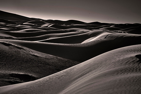 Sunset, Erg Chebbi Dunes, Merzouga, Sahara Desert, Morocco