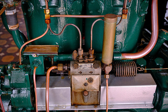 The original lighthouse had 3 independent engines to supply air pressure for the fog horn.