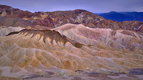 Sunset, Zabriskie Point, Death Valley NP, CA
