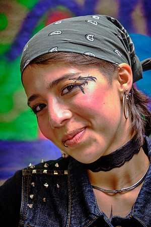 Local Bogotá street artist.